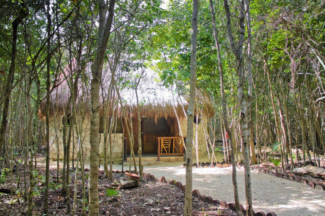 Aldea Maya-Ha Cabanas Con Cenotes Puerto Morelos Dış mekan fotoğraf